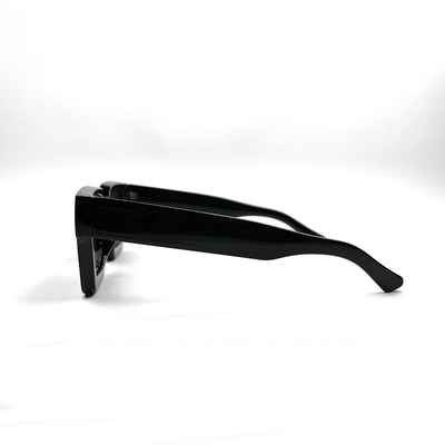 Urban Edge Rectangular Sunglasses - Black